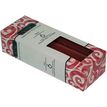 GSD HOUSEHOLD CANDLES RED