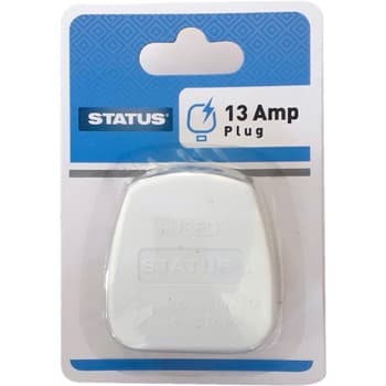 STATUS 13AMP PLUG 1 PACK