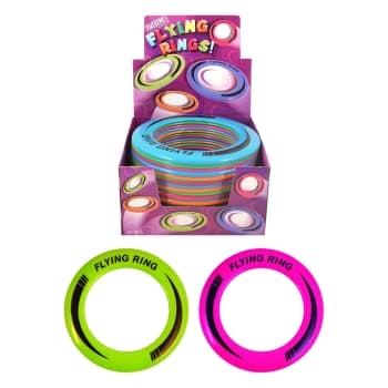 TOYS FLYING DISC ASSORTED COLOURS