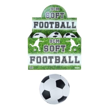 TOYS FOOTBALL SOFT BLACK/WHITE