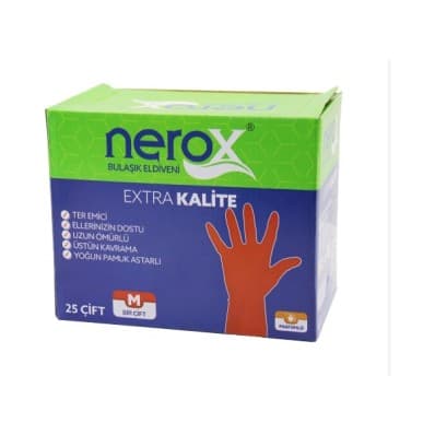 NEROX HOUSEHOLD GLOVES MEDIUM
