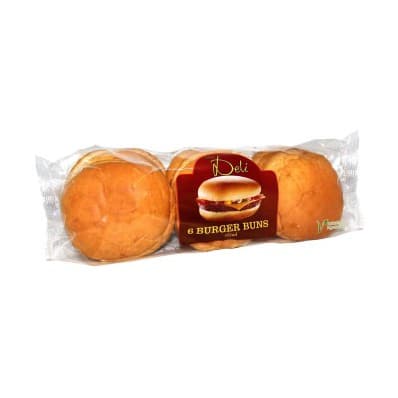 THE DELI BURGER BUNS PLAIN