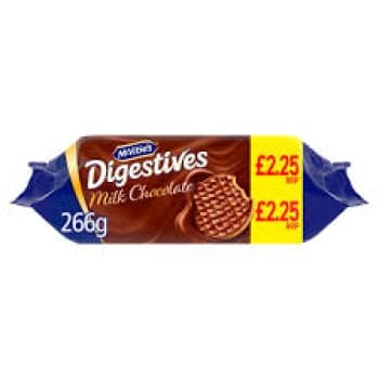 McVitie`s DIGESTIVES MILK CHOC. PM £2.25