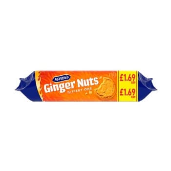 McVitie`s GINGER NUTS PM £1.69