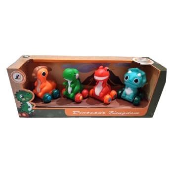 TOYS VINYL DINOSAUR CARS