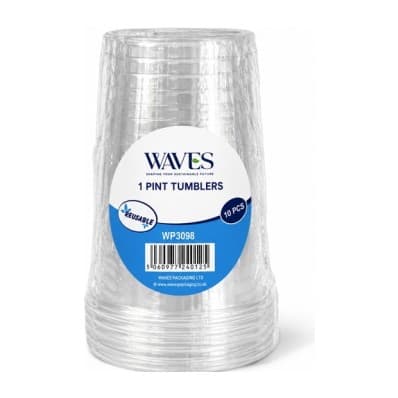 PLASTIC CUPS 1 PINT