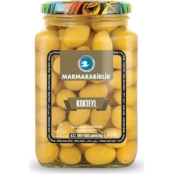 MARMARABIRLIK COCTAIL GREEN OLIVES 3XL IN JAR
