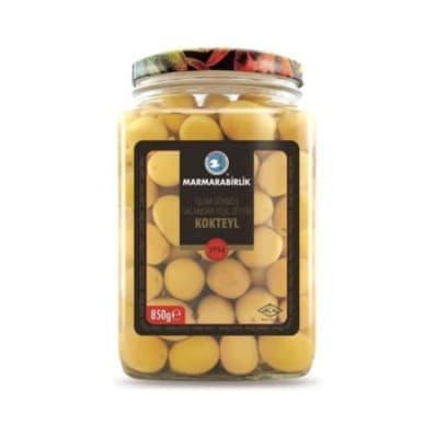 MARMARABIRLIK COCTAIL GREEN OLIVES 4XL-3XL IN JAR