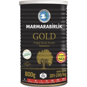 MARMARABIRLIK GOLD BLACK OLIVES XL IN TIN