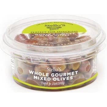 STELLOS WHOLE GOURMET OLIVES MIXED