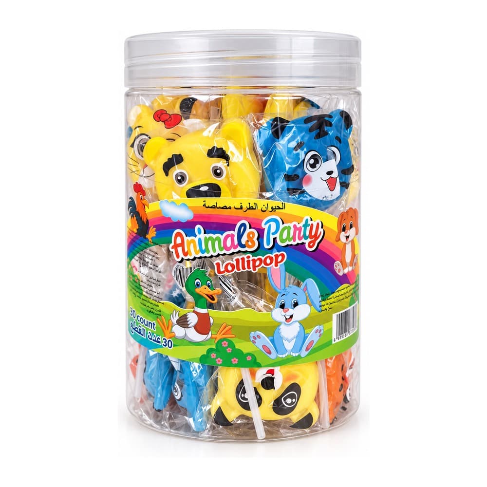 LOLLIPOP ANIMAL PARTY IN CASE