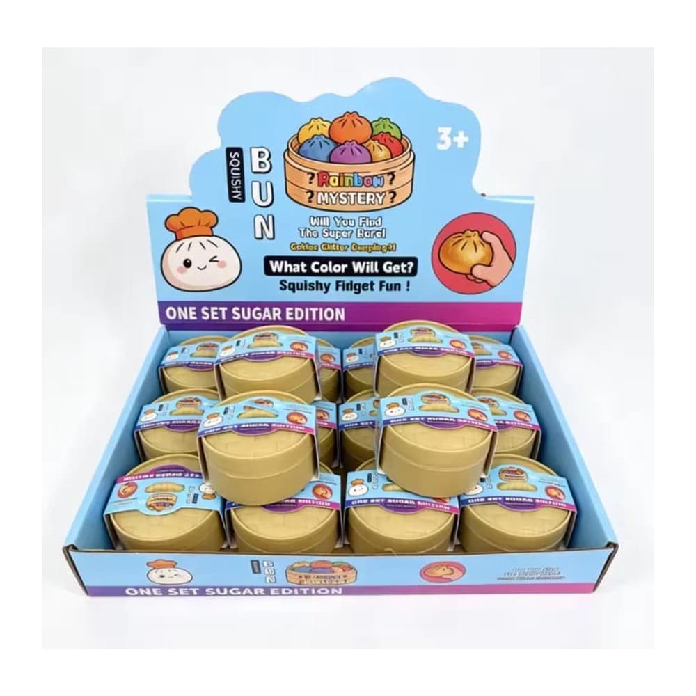 TOYS SQUISHY BUN MIX COLOUR