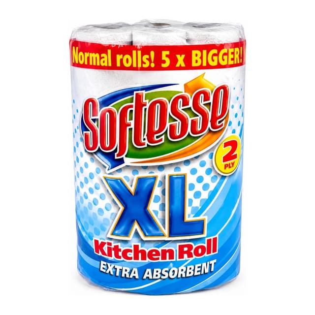 SOFTESEE KITCHEN ROLL XL 2 PLY