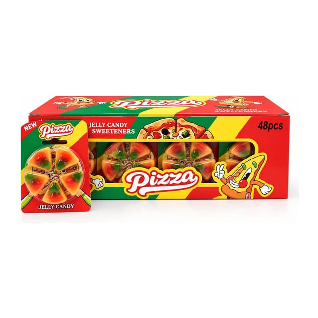 CANDY GUMMY PIZZA SHAPE