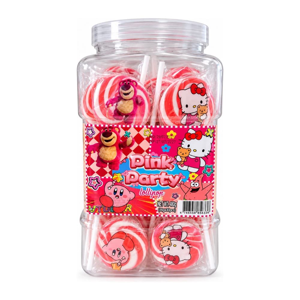 LOLLIPOP PINK PARTY IN CASE