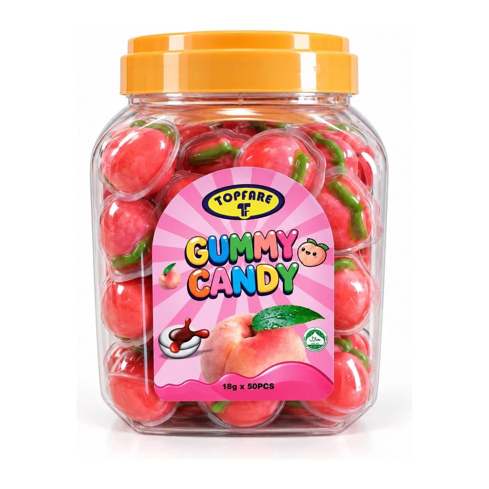GUMMY CANDY PEACH 5+1 FREE