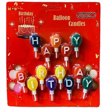 GSD BIRTHDAY BALLOON CANDLES