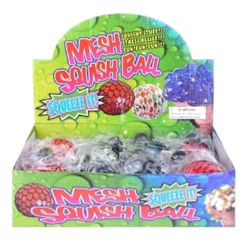 TOYS MESH SQUEEZE BALL