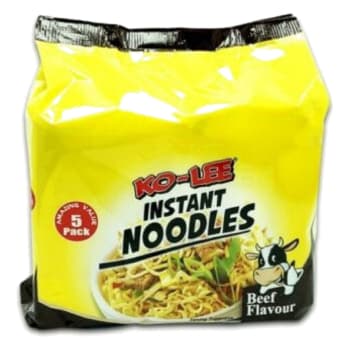 KO-LEE 5 PACK NOODLES BEEF