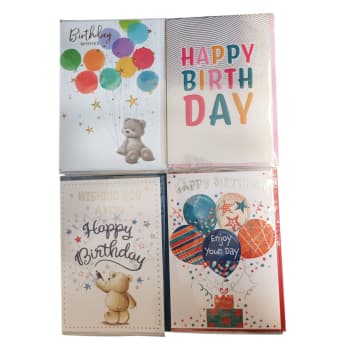 CARDS HAPPY BIRTHDAY ASSORTED
