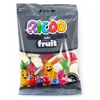 RICOO SOFT JELLY MIX FRUIT 10+1 FREE