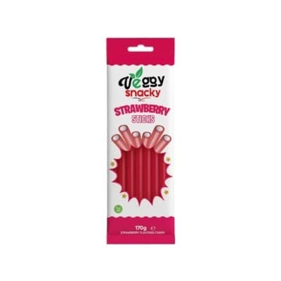 VEGGY SNACKY SOUR STICKS STRAWBERRY