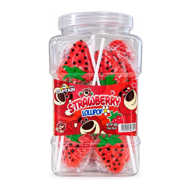 LOLLIPOP STRAWBERRY IN CASE