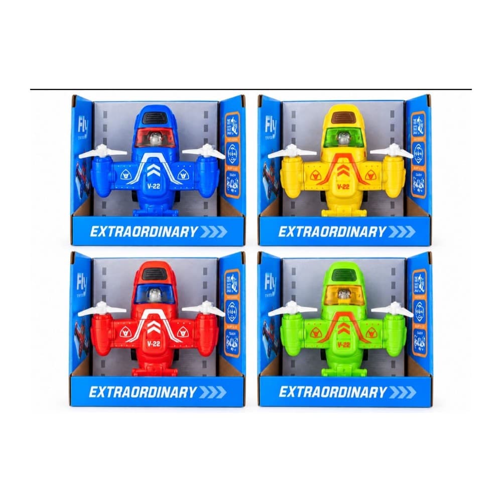 TOYS RACING PLANE CAR WITH LIGHT