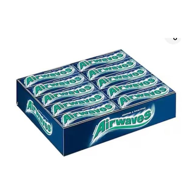 AIRWAVES CHEWING GUM MENTHOL EUCALYPTUS