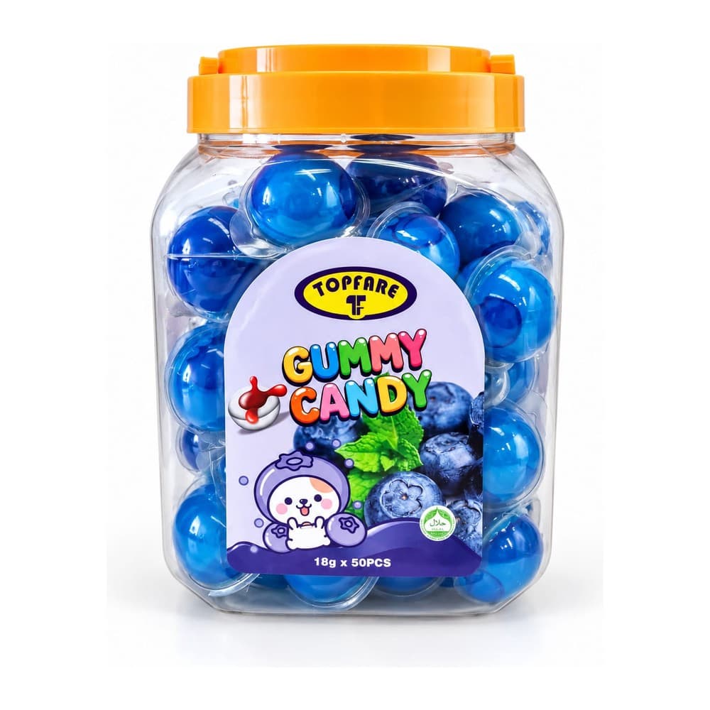 GUMMY CANDY BLUEBERRY 5+1 FREE