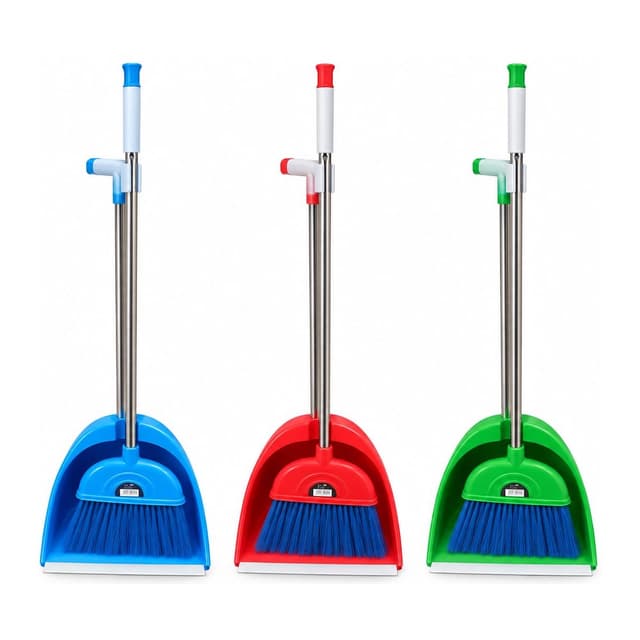 DUSTPAN WITH BROOM BIG SIZE